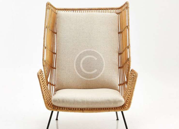 Wicker Lounge Chair